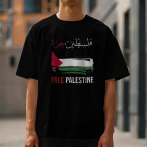 Free Palestine Black Dropsholder