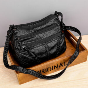 Women's Shoulder Bag Trendy (Black)