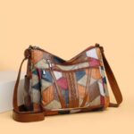 Multicolor Patchwork Shoulder Bag