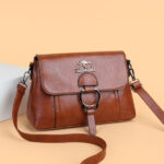 JINGPIN Premium Leather Shoulder Bag (Brawn )