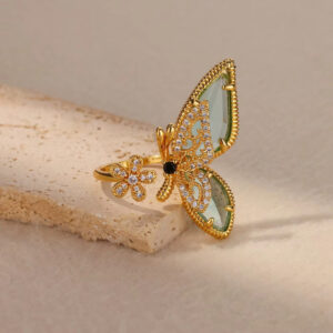 Colored Butterfly Rings